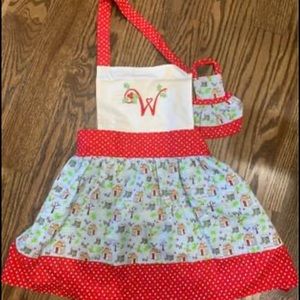 ❌SOLD❌WellieWishers by American girl matching apron set.